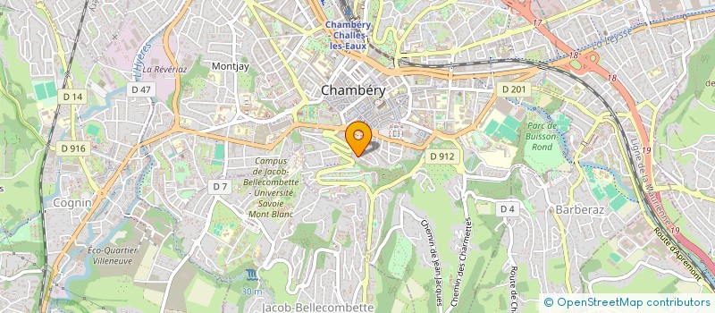 localisation de l'entreprise TALENTOUM à CHAMBERY
