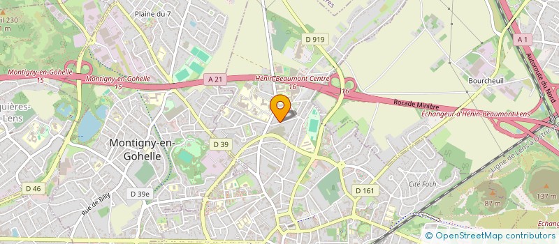 localisation de l'entreprise TALENTS CACHES  HENIN-BEAUMONT