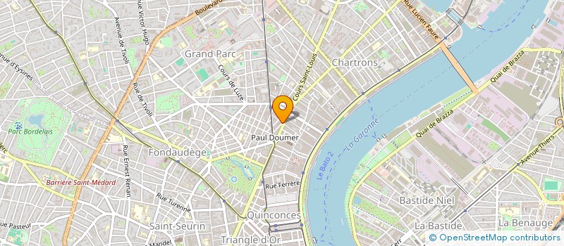 localisation de l'entreprise TALENTS D ACHILLE PRODUCTION ENTERTAINMENT  BORDEAUX