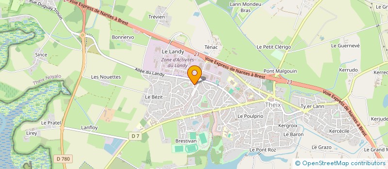localisation de l'entreprise TALENTS DE DEMAIN à THEIX-NOYALO
