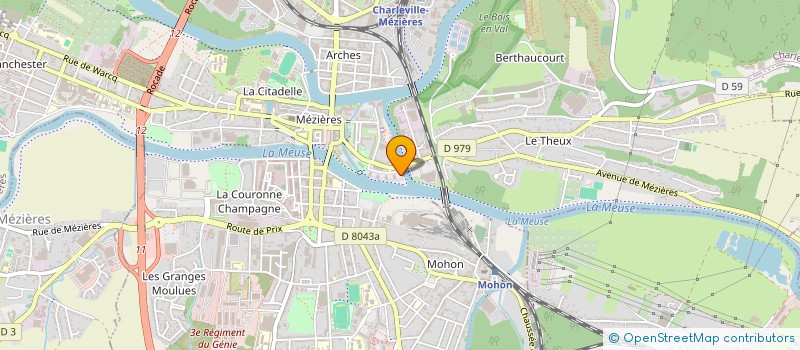 localisation de l'entreprise TALENTS DE RUE  CHARLEVILLE-MEZIERES