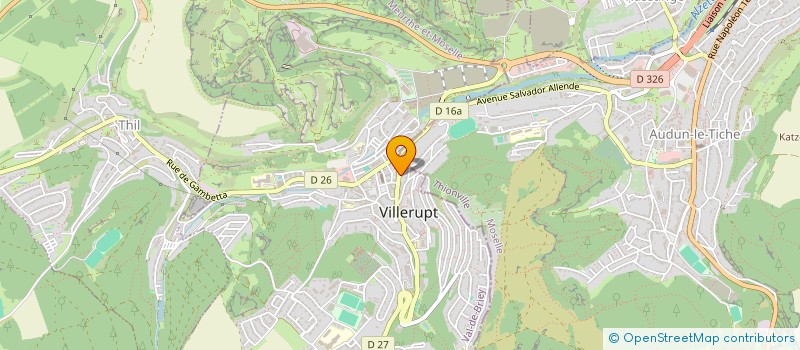 localisation de l'entreprise TALENTS DIVINS  VILLERUPT