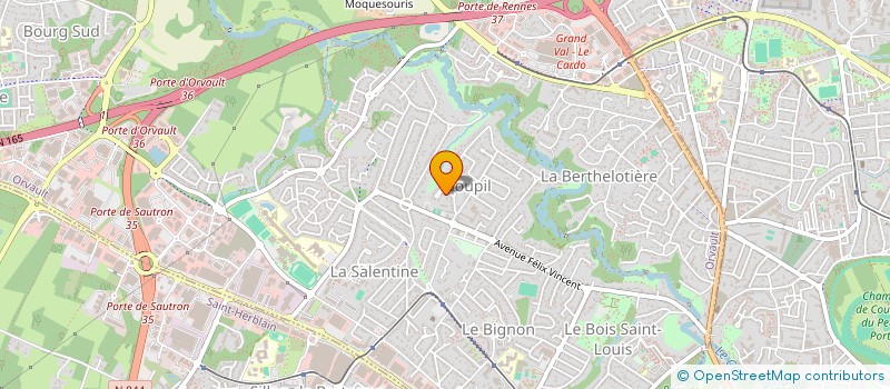 localisation de l'entreprise TALENTS DU CROISY à ORVAULT