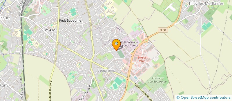 localisation de l'entreprise TALENTS EN SCENE  BEAURAINS