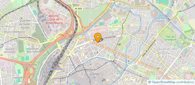 localisation de l'entreprise TALENTS FIRST HOLDING à STRASBOURG