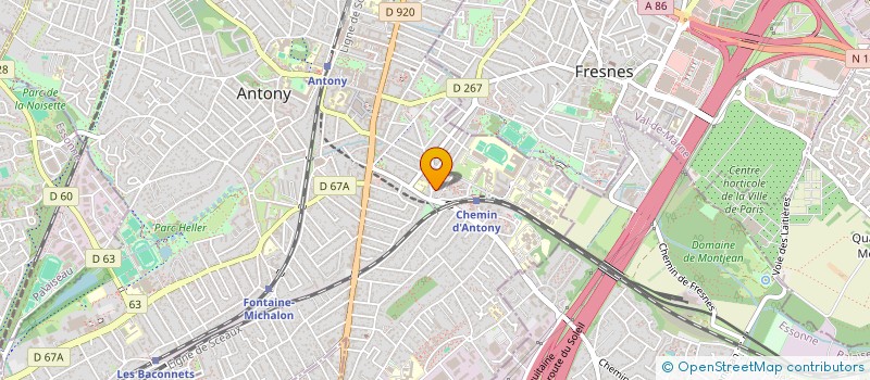 localisation de l'entreprise TALENTS IMPULSE à ANTONY