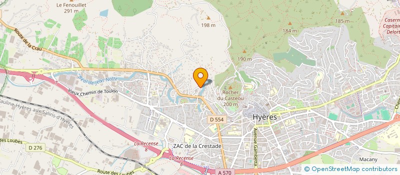 localisation de l'entreprise TALENTS NATURELS  HYERES