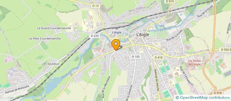 localisation de l'entreprise TALENTS NORMANDS à L'AIGLE