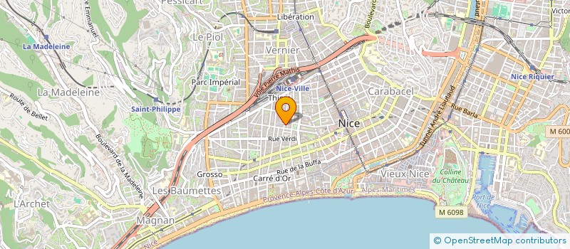 localisation de l'entreprise TALENTS OUBLIES MECONNUS OU INCONNUS à NICE
