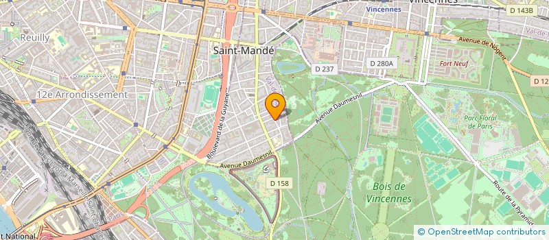 localisation de l'entreprise TALENTS RP EURL  SAINT-MANDE