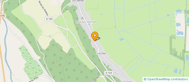 localisation de l'entreprise TALENTS SUR SCENE  MARAIS-VERNIER