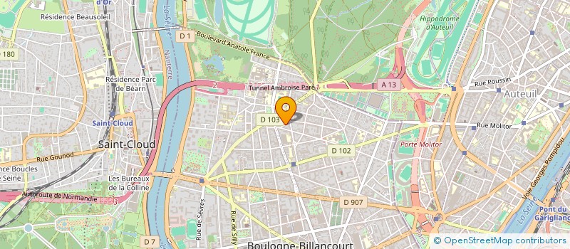 localisation de l'entreprise TALENTSQUAD  BOULOGNE-BILLANCOURT