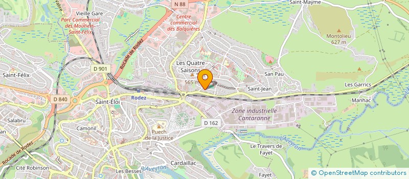localisation de l'entreprise TALENVIES  ONET-LE-CHATEAU