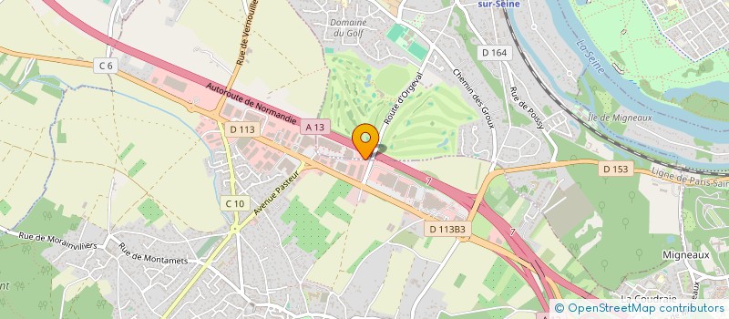 localisation de l'entreprise TALENYO à VILLENNES-SUR-SEINE