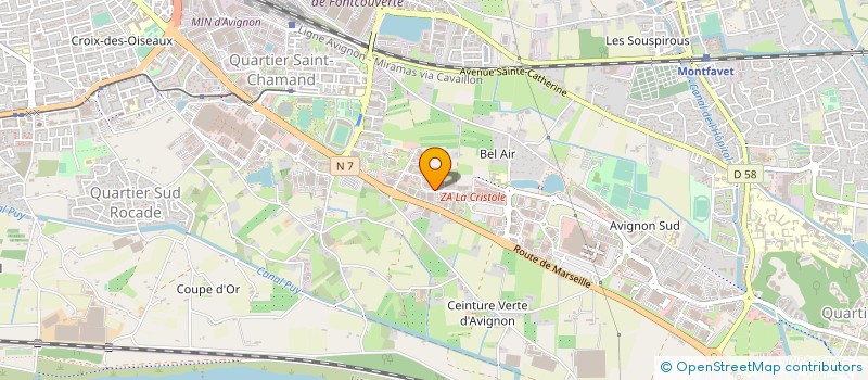 localisation de l'entreprise TALENZ ARES AVIGNON à AVIGNON