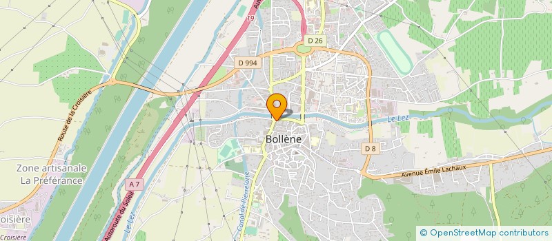 localisation de l'entreprise TALENZ ARES RH  BOLLENE