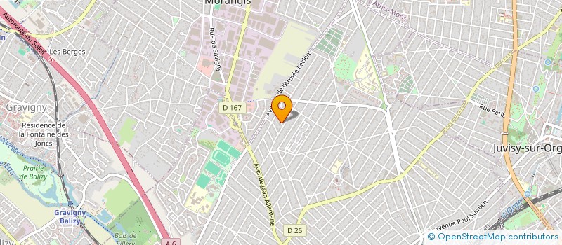 localisation de l'entreprise TALER  SAVIGNY-SUR-ORGE