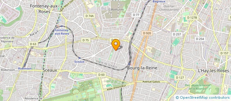 localisation de l'entreprise TALERAND à SCEAUX