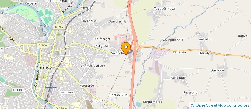 localisation de l'entreprise TALFETAN  PONTIVY