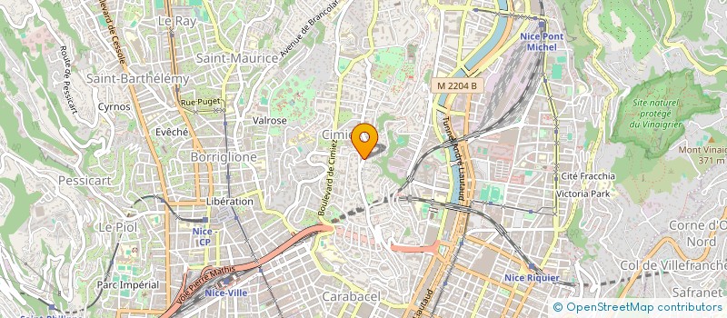 localisation de l'entreprise TALGA  NICE
