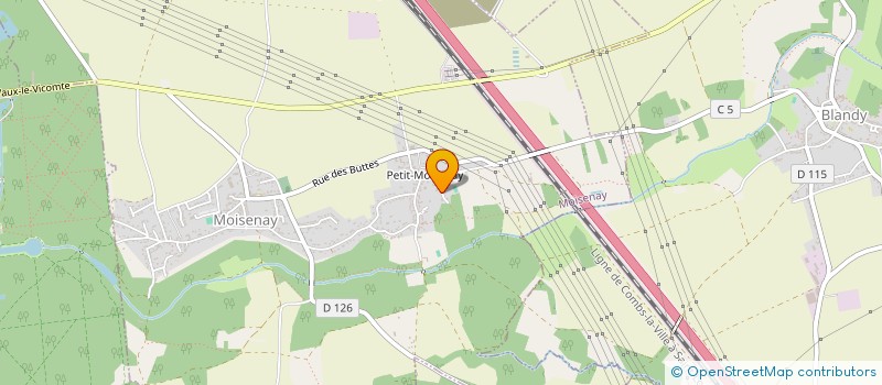 localisation de l'entreprise TALH  MOISENAY