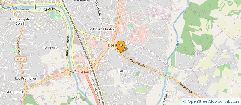 localisation de l'entreprise TALH ARCHITECTURE  ALES