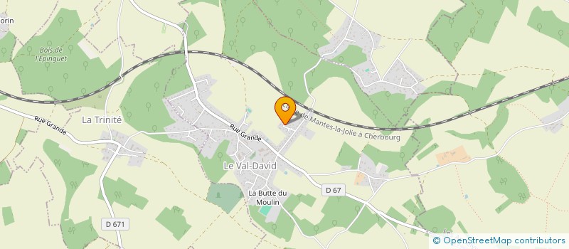 localisation de l'entreprise TALHM  CHAIGNES