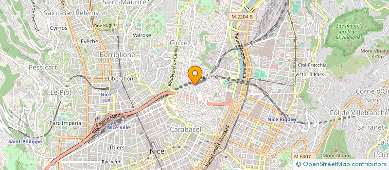 localisation de l'entreprise TALI à NICE