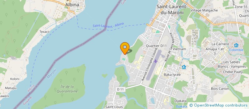 localisation de l'entreprise TALI JAWA  SAINT-LAURENT-DU-MARONI