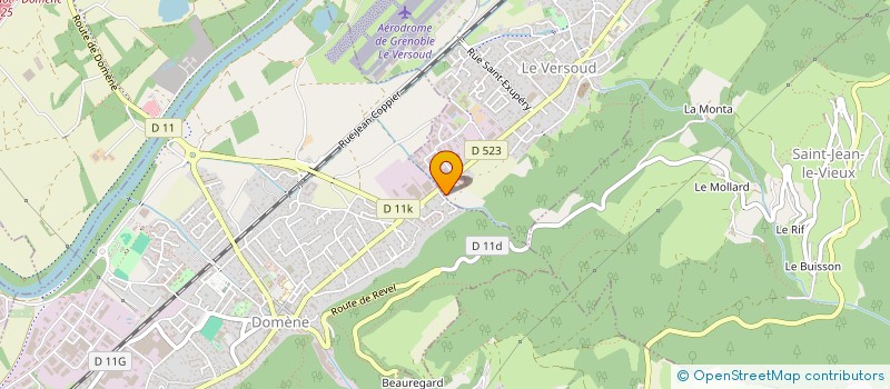 localisation de l'entreprise TALIA 2  LE VERSOUD