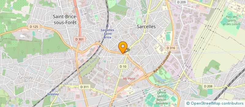 localisation de l'entreprise TALIA  SARCELLES