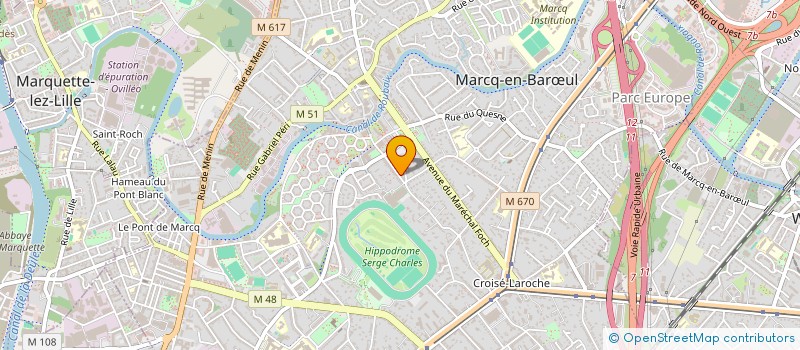 localisation de l'entreprise TALIA à MARCQ-EN-BARŒUL