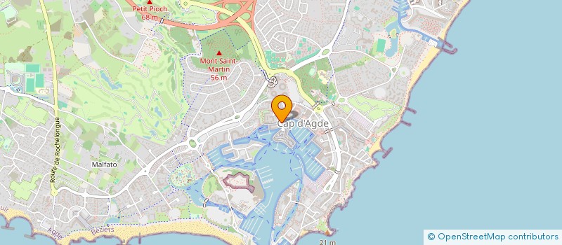 localisation de l'entreprise TALIA DISTRIBUTION  AGDE