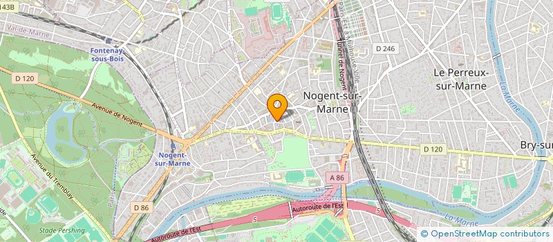 localisation de l'entreprise TALIA. S.  NOGENT-SUR-MARNE