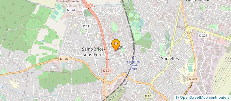 localisation de l'entreprise TALIAM à SAINT-BRICE-SOUS-FORET