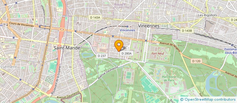 localisation de l'entreprise TALIANESS à VINCENNES