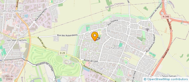 localisation de l'entreprise TALIANTE  CHASSIEU