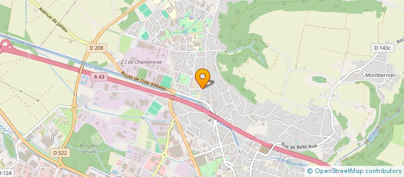 localisation de l'entreprise TALIBAT CONSTRUCTION  BOURGOIN-JALLIEU