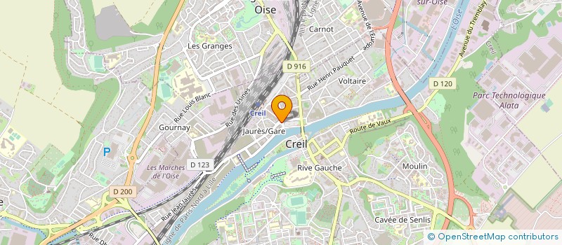 localisation de l'entreprise TALICREIL à CREIL