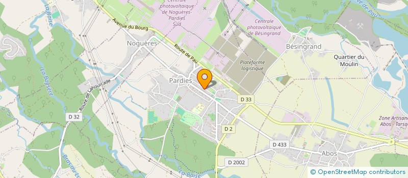 localisation de l'entreprise TALIDEC AEIR  PARDIES