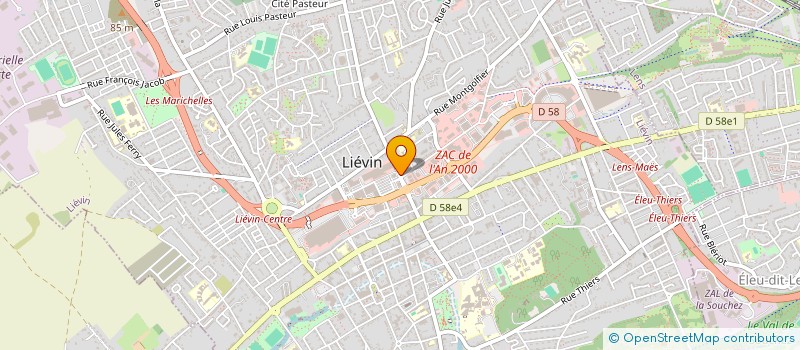 localisation de l'entreprise TALIE  LIEVIN