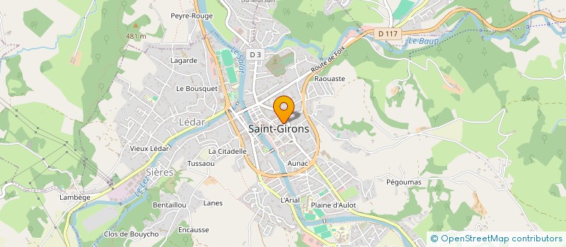 localisation de l'entreprise TALIESIN à SAINT-GIRONS