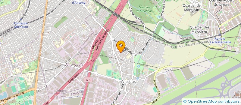 localisation de l'entreprise TALIESIN  WISSOUS
