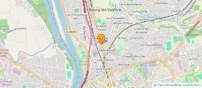 localisation de l'entreprise TALIN  BOURG-LES-VALENCE