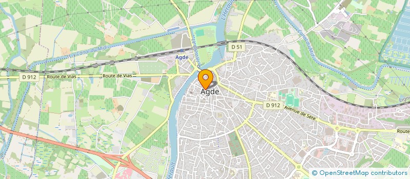 localisation de l'entreprise TALINA  AGDE