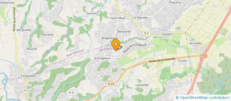 localisation de l'entreprise TALINA  PETIT-BOURG