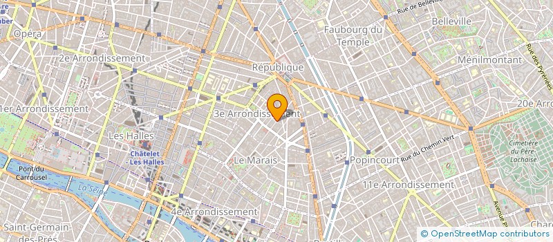 localisation de l'entreprise TALINE  PARIS