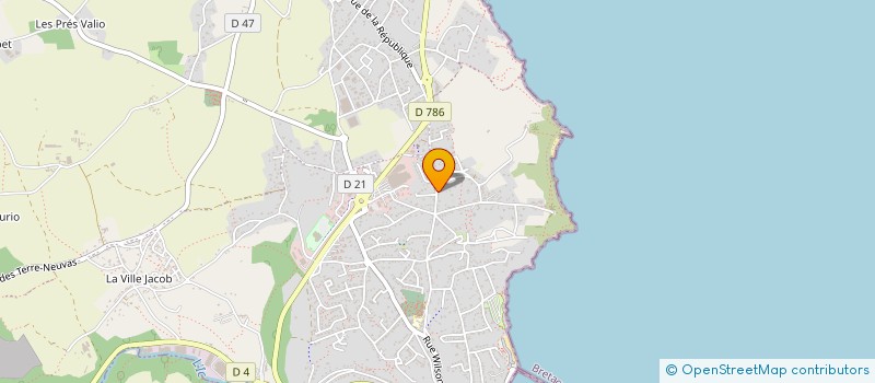 localisation de l'entreprise TALINE  BINIC-ETABLES-SUR-MER