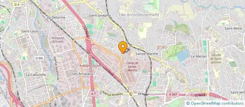 localisation de l'entreprise TALINJO II à MARSEILLE