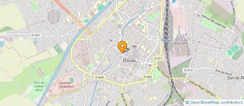 localisation de l'entreprise TALINNE  DOUAI